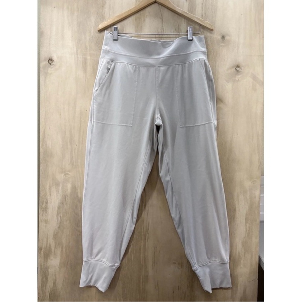 Athleta Womens Salutation Jogger Light Green High Rise Pockets Size Large Petite - Picture 5 of 11